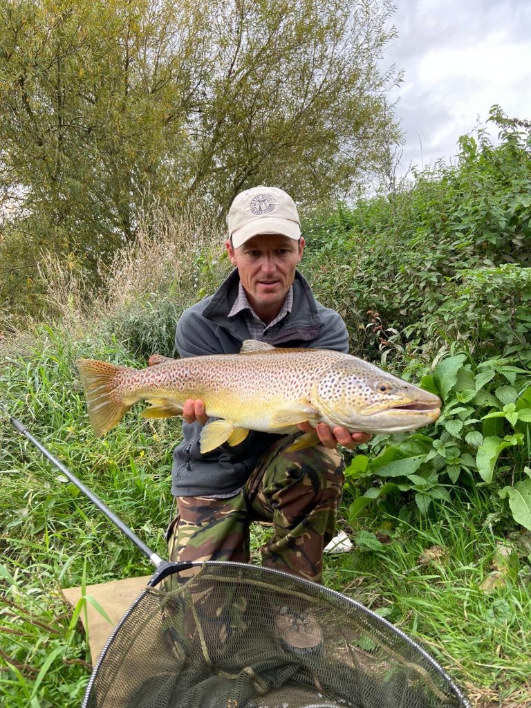 Rob Leather's 8 pound lower Wye trout